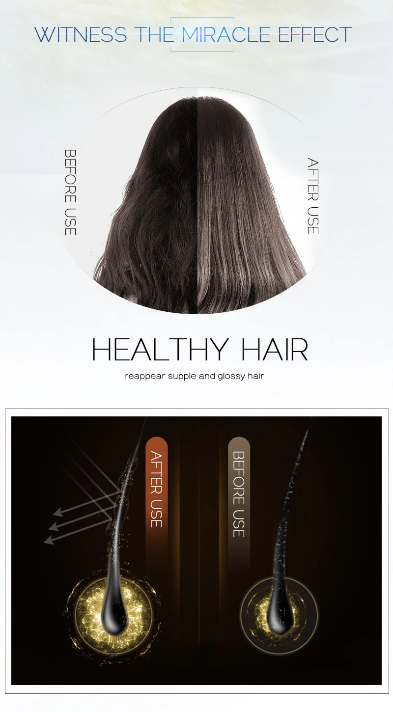 KARSEELL hair care argan oil hair protein mild herbal shampoo for hair loss