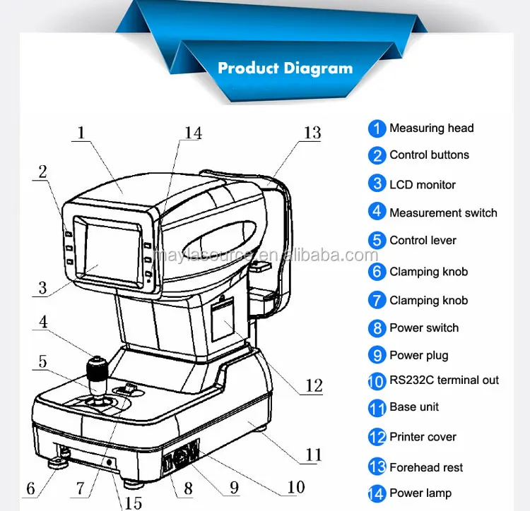 High Quality Auto Refractometer With Keratometer Kr9000 Buy Topcon