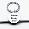 Remember I love you mom mother's day mirror keychain