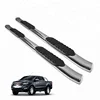 Factory supply 4 Inch Curved Stainless Steel Pickup Running Boards Side Step For Toyota Hilux Vigo