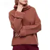 Ladies Pullover Cowl Neck Knit Sweater