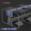 Rturbo Modern design cyber cafe furniture wood double internet cafe computer table