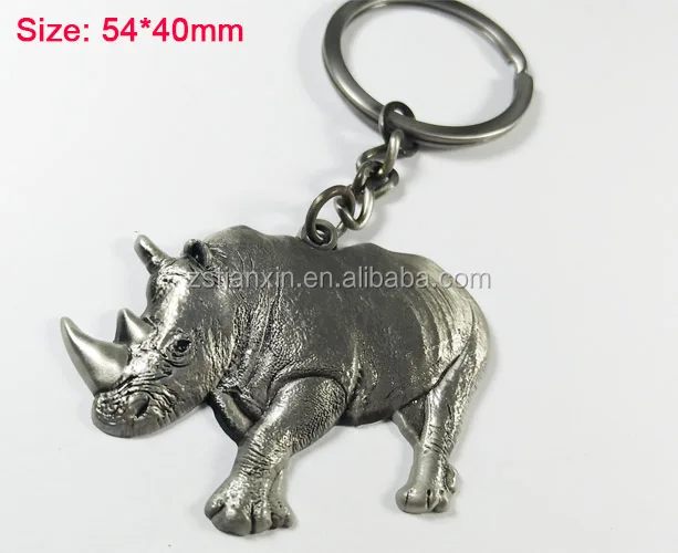ARH-1K Rhinocerous Rhino Photo Keyring Animal Gift 
