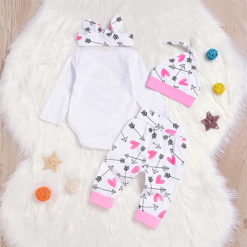 Newborn Cotton Knitted Baby Clothes Baba Suits For 0-2 Years Girls ...