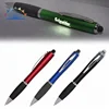 OEM DIY Black Led Light Up Gift Soft Touch Screen Ball Point Pen Custom Cheap Plastic Active Stylus Promotion Ball Pen With Logo