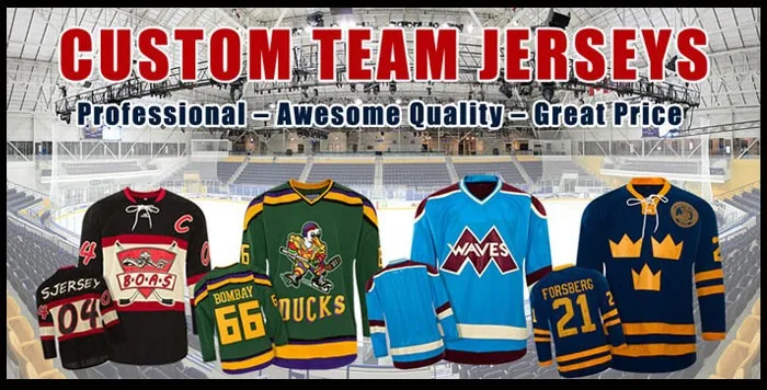custom name hockey jersey