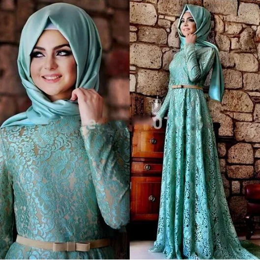 robe de soirée longue hijab