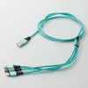 ROHS navy Micro 3 in 1 usb cable