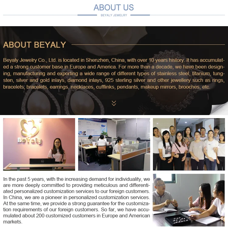 BEYALY High-quality custom pearl ring shipped to business for business gift-12