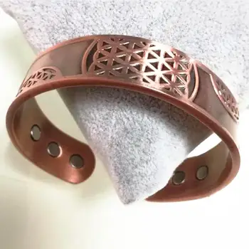 Pure Copper Magnetic Cuff Heavy Wide Arthritis Health Men Pure Copper Magnetic Cuff Heavy Wide