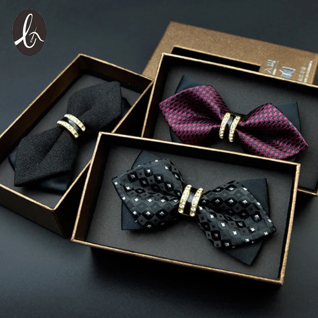 Mens Bow Tie Gift Set Silk Style Paisley Print Christmas Gift Mens Accessory Set 