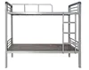 China cheap separatable metal iron army dormitory hostels 2 level steel pipe bunk bed