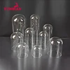 Factory Wholesale U-shape Christmas Decorative Bell Display Cloche Mini Jar Transparent Clear Glass Dome For Holiday Home Decor