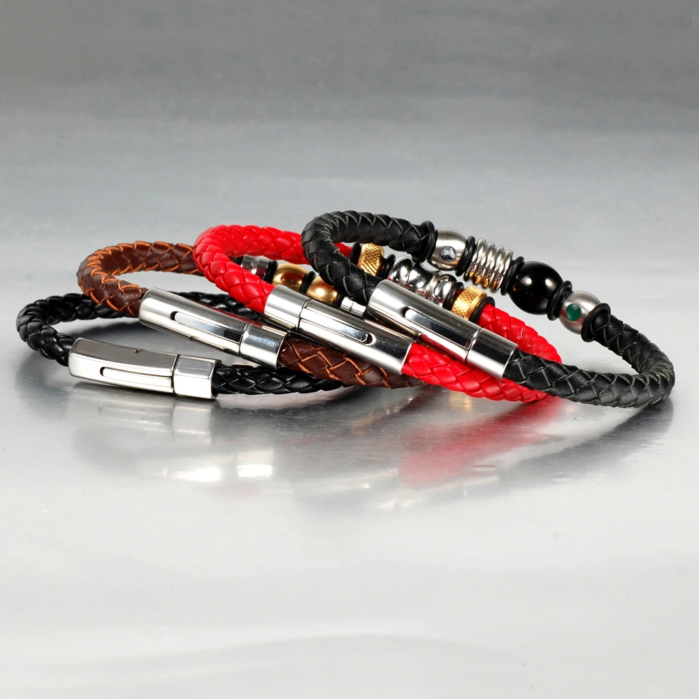 men bracelet leather
