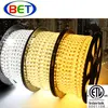 Shenzhen led flexible strip light cool white 120V 230V 220V waterproof 60leds smd 5050 110v 220v water resist led strip lights