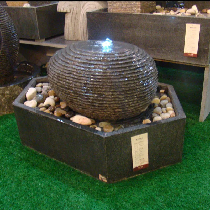 Egg Shape Small Stone Water Fountain For Garden Decoration Egg Shape Small Stone Water Fountain For Garden Decoration