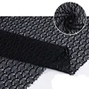 universal loose knitting black mesh fabric 100% polyester