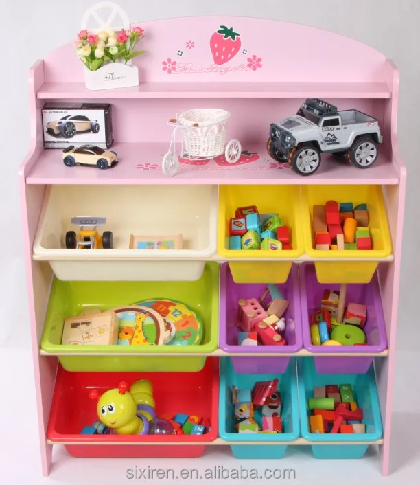 plastic toy shelf