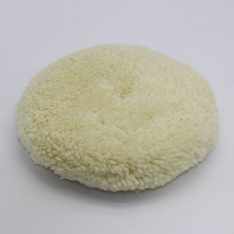 100% lambswool material double-sided wool polishing pad