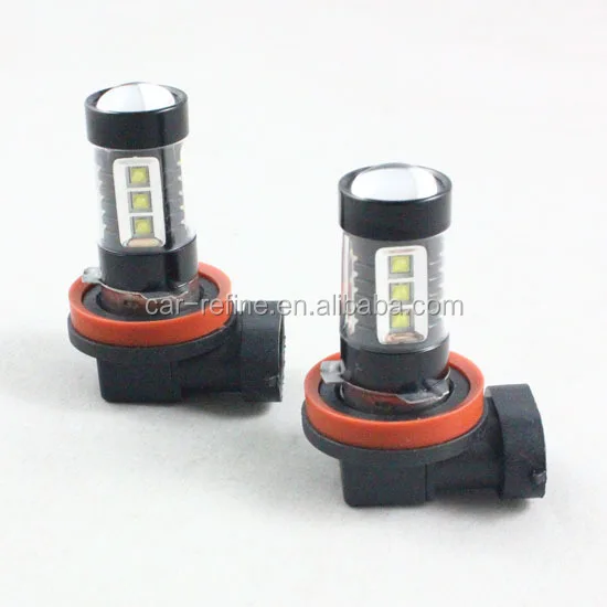 Car Accessory 80w Led Front Car Fog Lamp H8 H9 H11 16 Smd 3200lm Led
