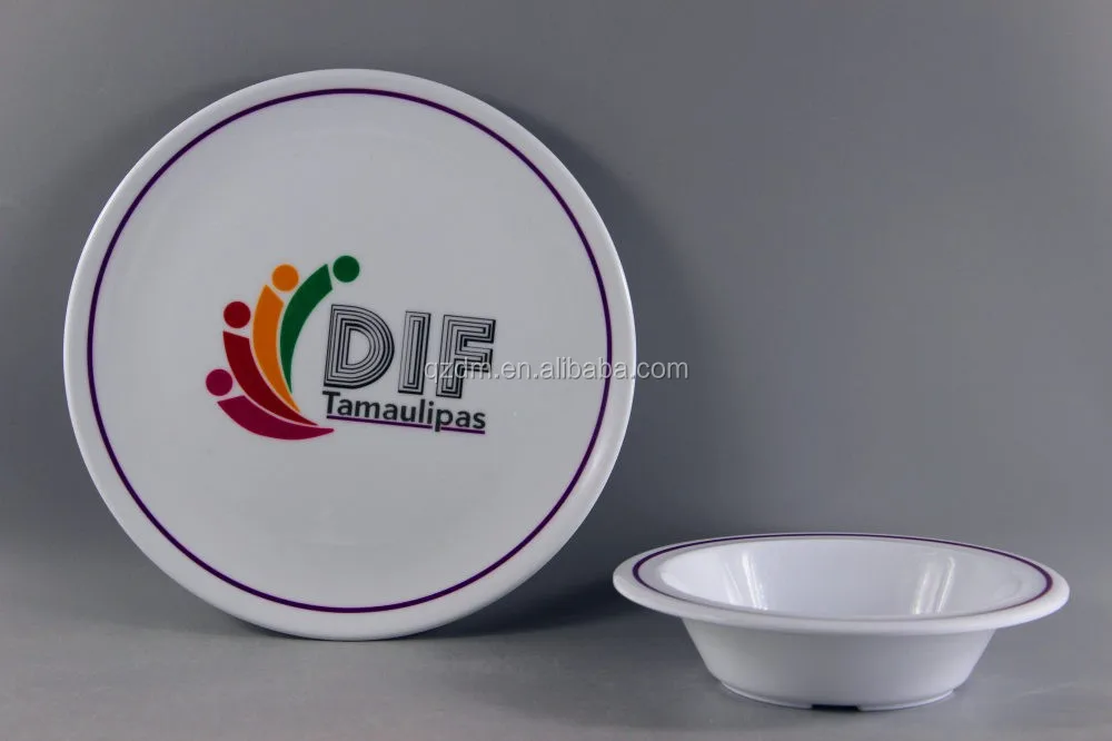 Children's Plate And Bowl Made Of Melamine