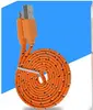 Colourful nylon flat Braided 8 pin mfi USB cable for iPhone 6 plus