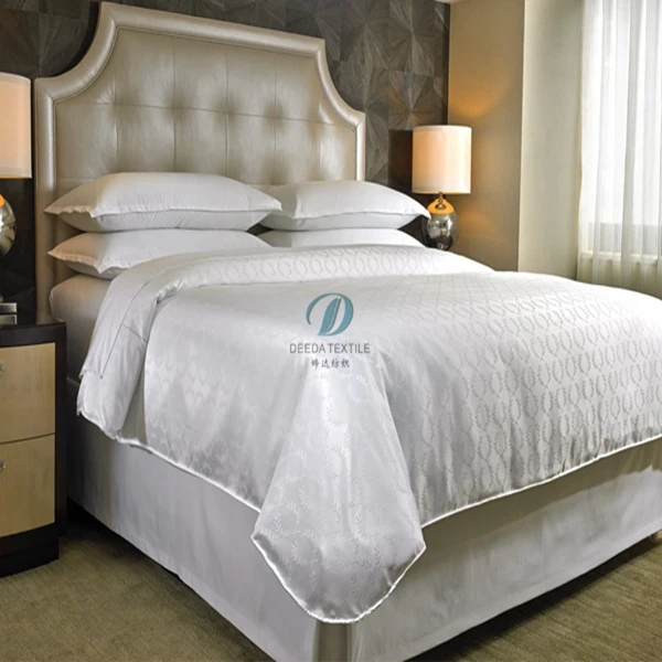 Deeda Factory 300tc Jacquard Sheraton Hotel Bedding Collection For Sale