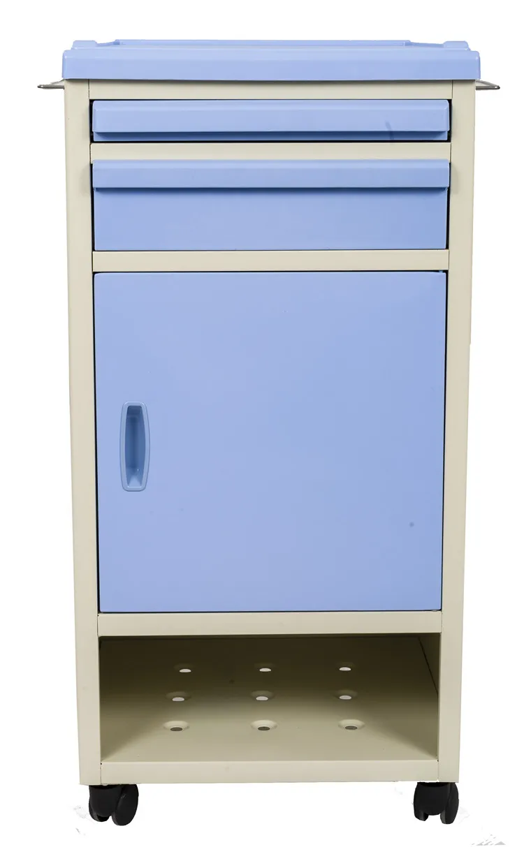 High quality ABS medical furniture bedside cabinet locker in hospital