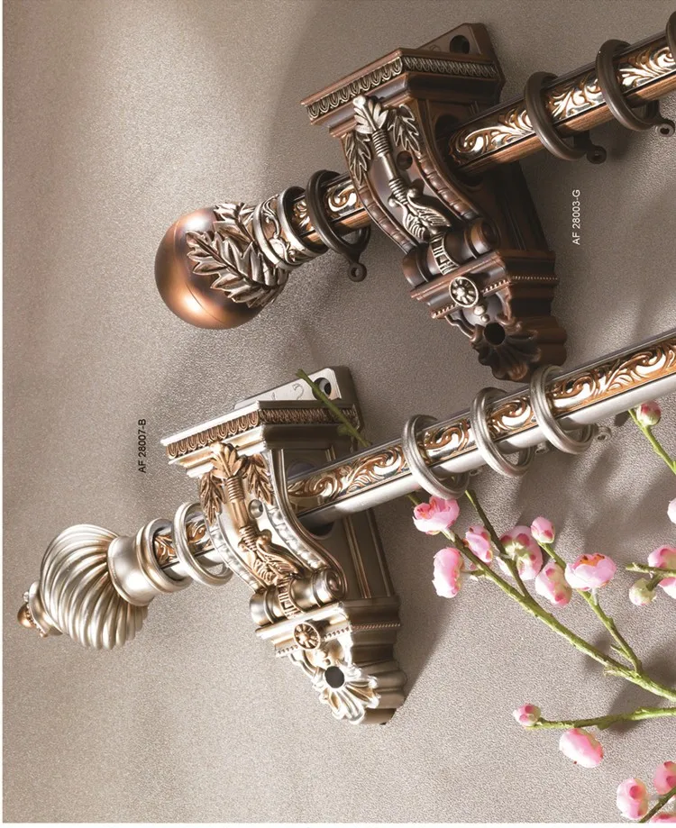 Plastic Curtain Bracket 28mm For Curtain Rod/plastic Double Brackets