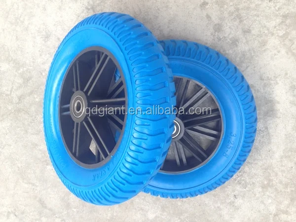 pu foam filled wheel for wheel barrow 3.25-8