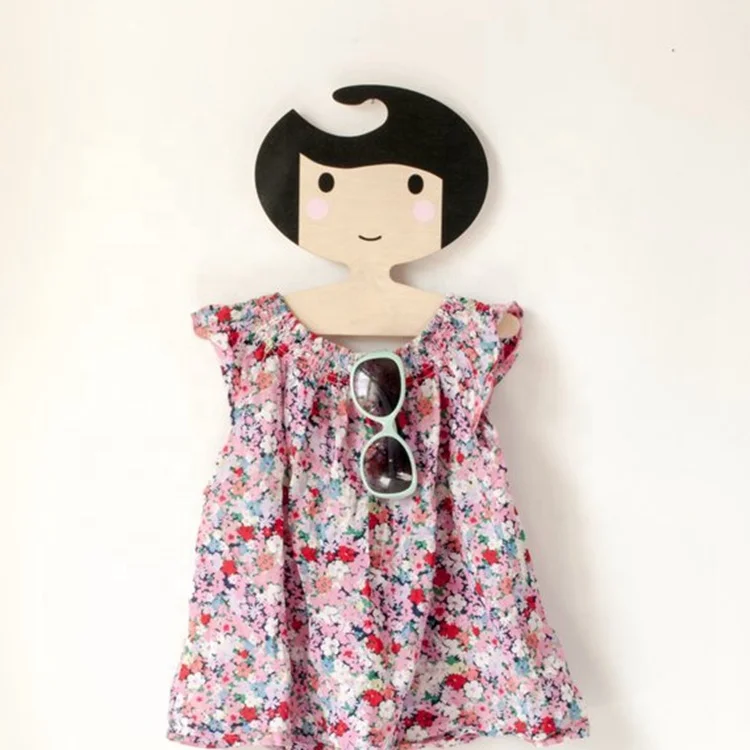 Wooden Coat Hanger kid wood hanger for clothing