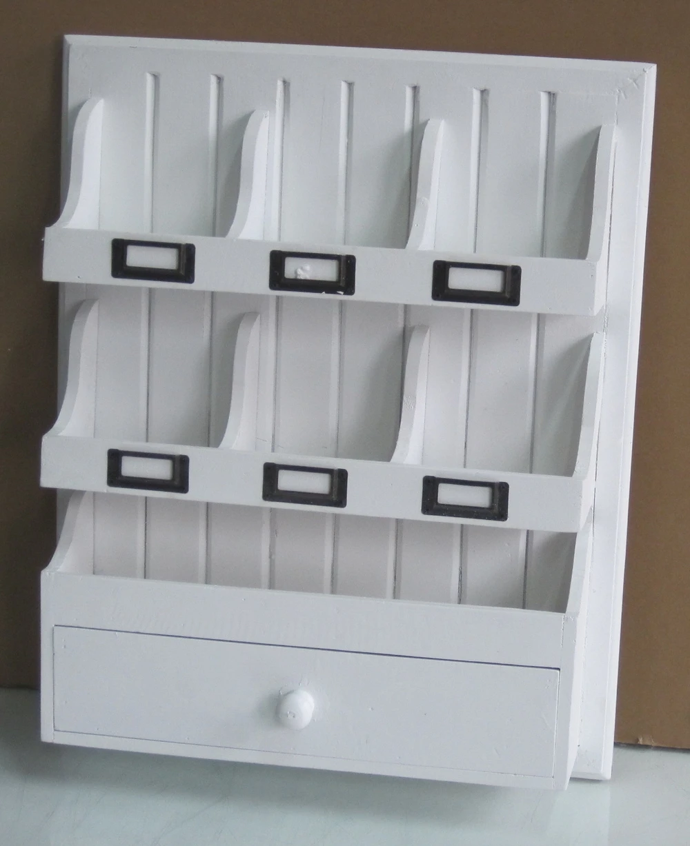 Multi Grids One Drawer White Vintage Decorative Wood Wall Shelves Buy