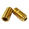 OEM high precision copper CNC machined prototype of screw turning lathe machining parts