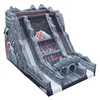 hot sale 25' Rock Cliff Climb inflatable slide/Double Lane dry slide for girls boys