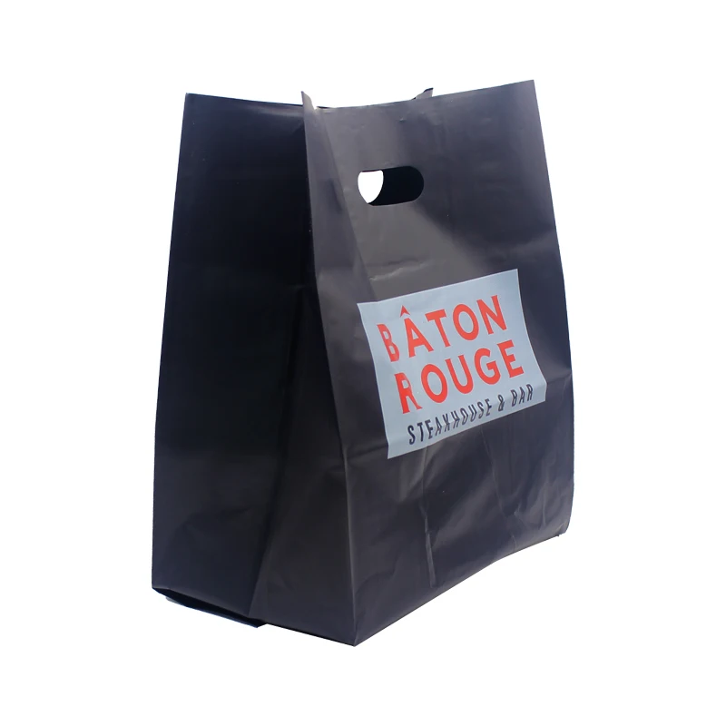 Biodegradable Wholesale Printed Black Pe Bag Pe Garment Bag/plastic Bag