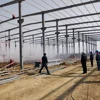 prefabricated wide span steel structure warehouse