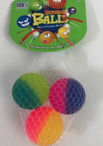 good selling kids 33mm 46mm bouncing ball toy with football