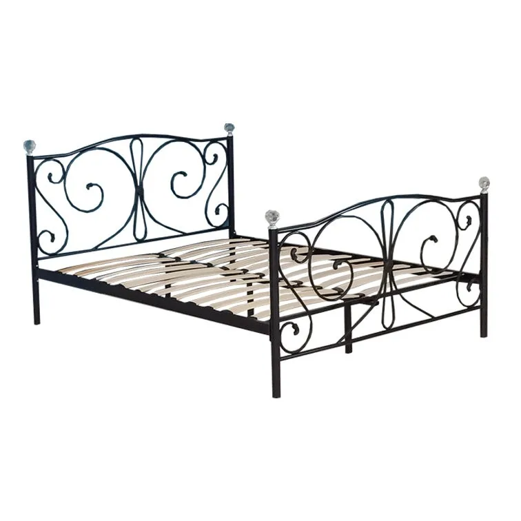 Latest Design Wrought Iron Metal Platform Bed In Very Cheap Price Buy