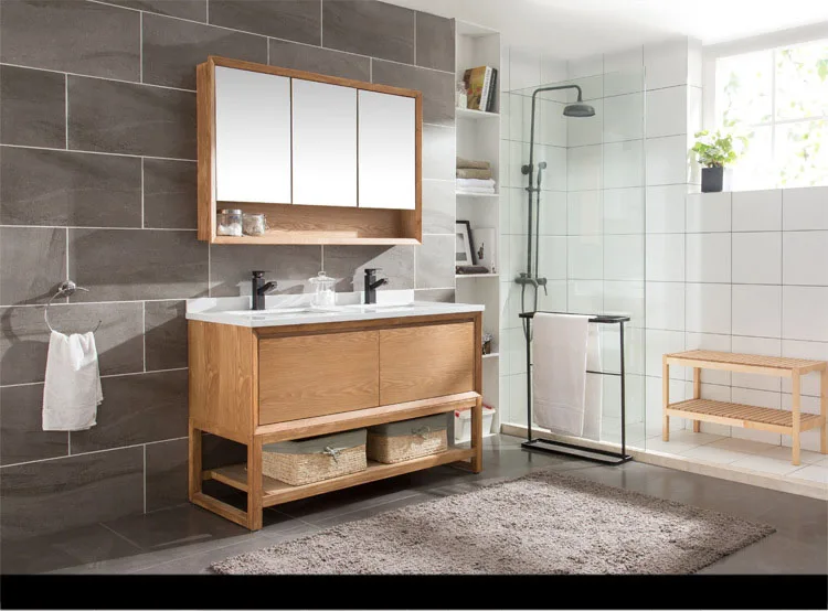 Simply free standing European style bathroom vanity wetroom Cabinets
