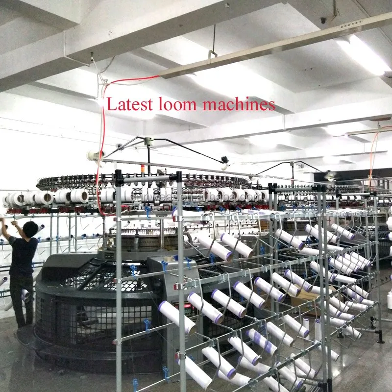 Latest loom machine weaving fabric nylon spandex bikini fabric swimwear fabric 4 way stretch swimming knitted fabric