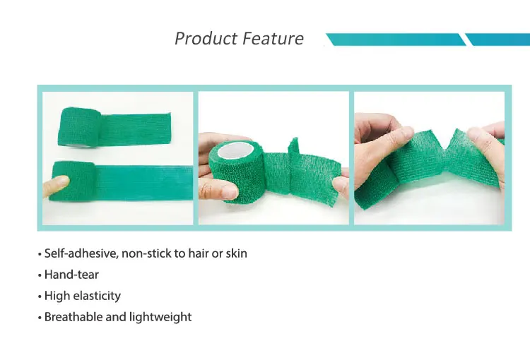 adhesive bandage manufacturers united states Non-woven Fabric Cohesive Bandage crepe bandage