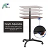 2019 single leg pneumatic Height adjust gas lift top modern table table