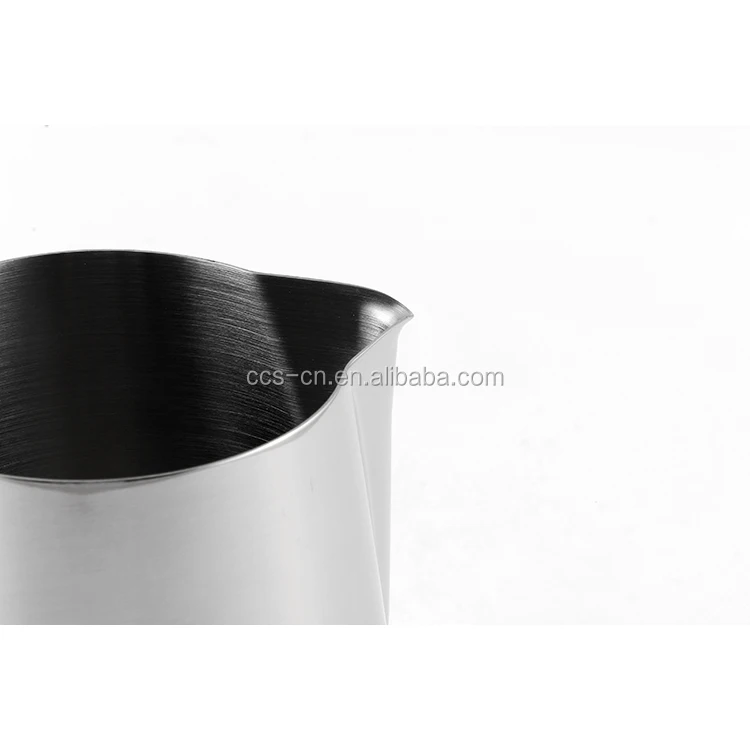 304 Stainless Steel milk cup frothing pitcher milk pitcher for restaurant or bar or bakery