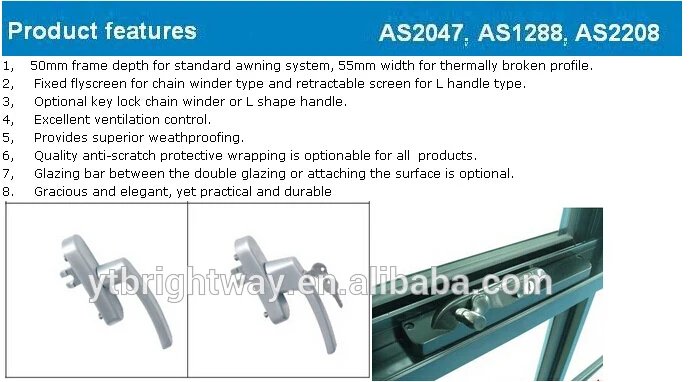 Australia standard frame door aluminum louvre window