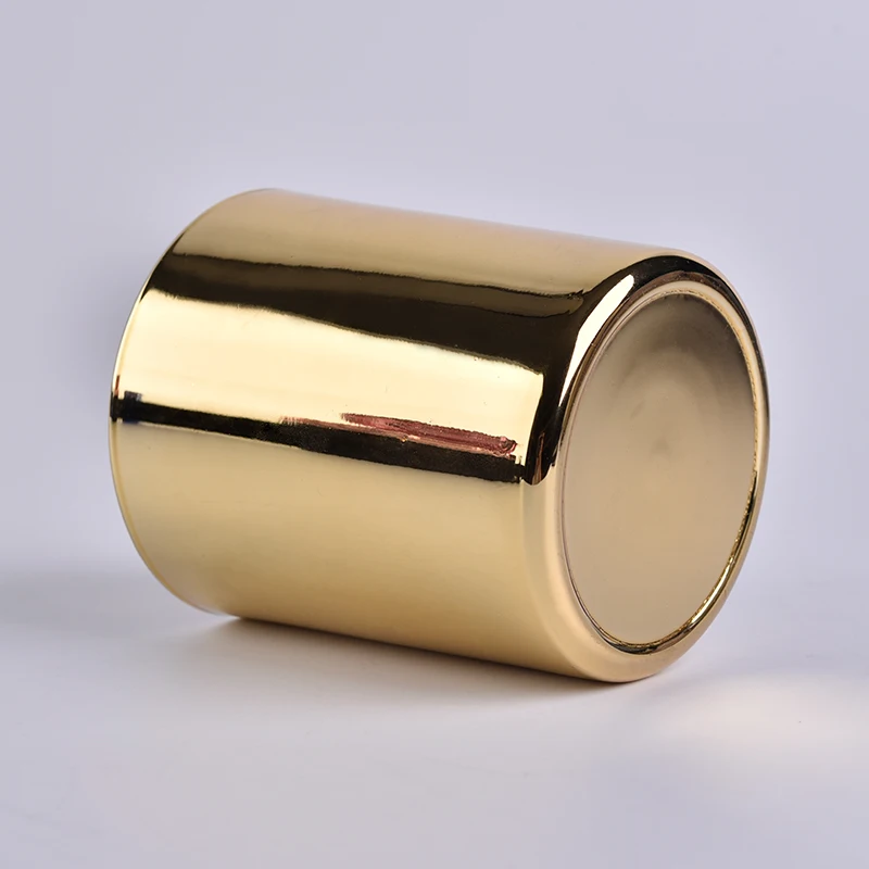 10oz Gold Glass Candle Holders Wholesale