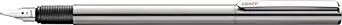 Lamy Unisex St Steel Nib Stainless Steel Fountain Pen - Silver - Fine Nib