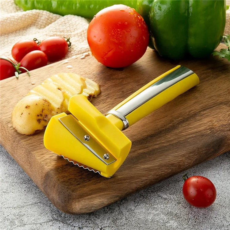Vegetable Roller Spiral Slicer Manual Roller Spiral Twist Crinkle Knife