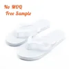 Summer Beach Cheap Wholesale custom white flip flop