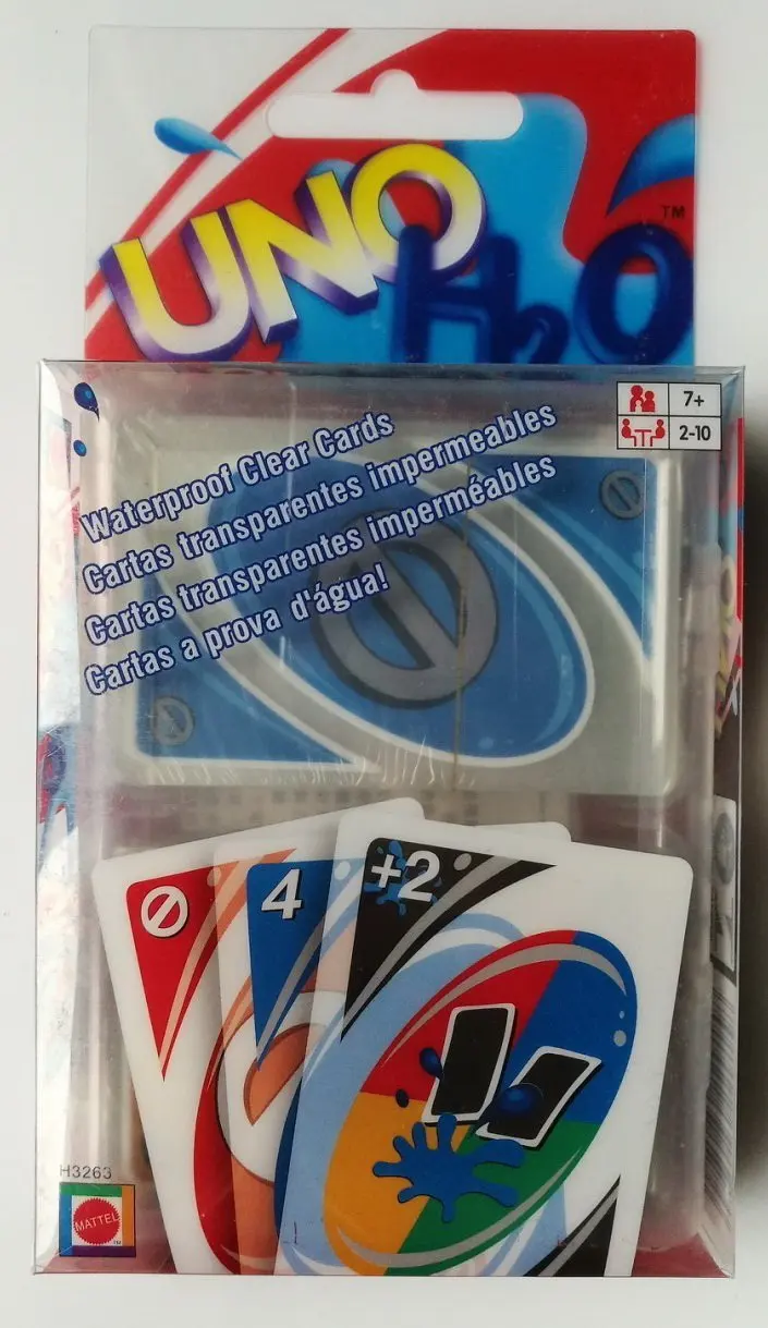 Buy Transparent Waterproof Uno H2o Card Game Playing Card Family Fun In Cheap Price On Alibaba Com