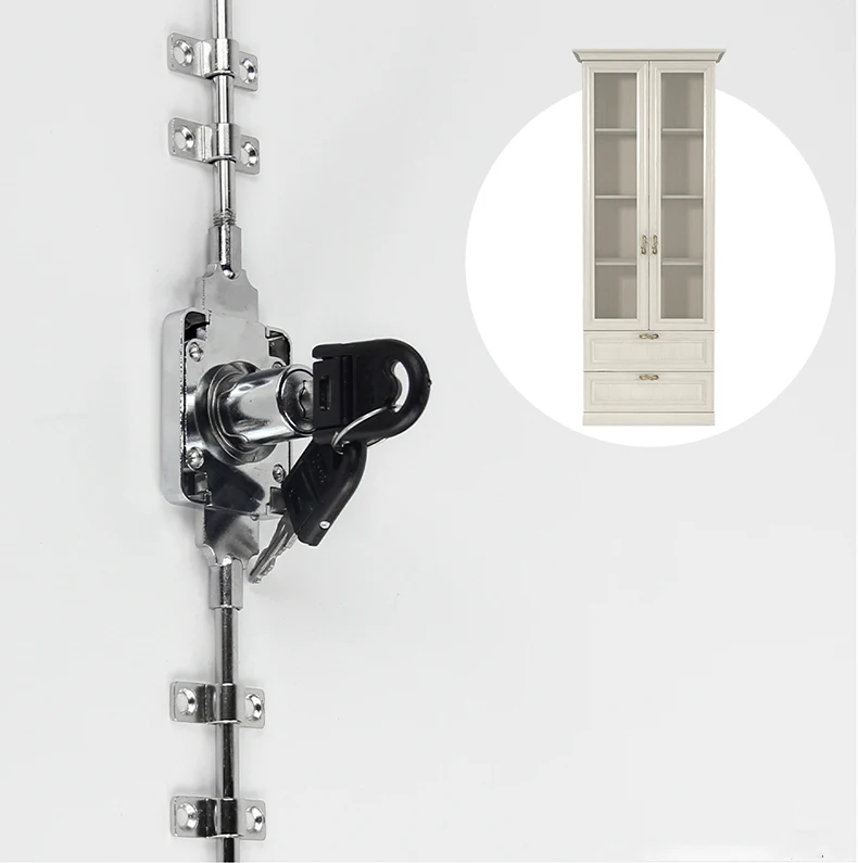 168 Extending Bar Lock Wardrobe Rotating Metal Cabinet Door Locks - Buy